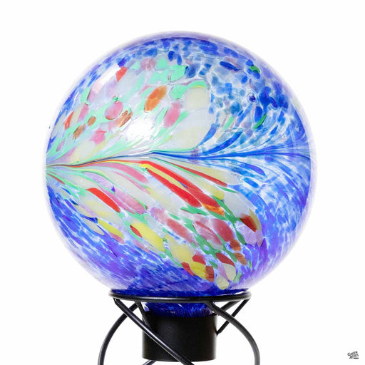 Blue Kaleidoscope Gazing Ball