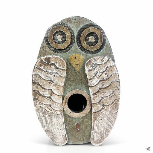 Blue Owl Rustic Birdhouse