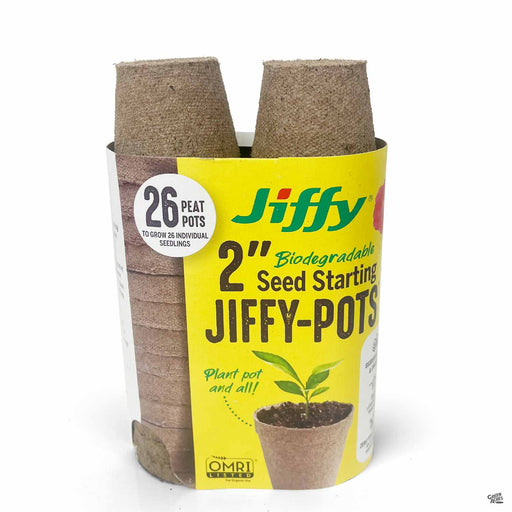 Jiffy Round Peat Pot 2 inch - 26-pack