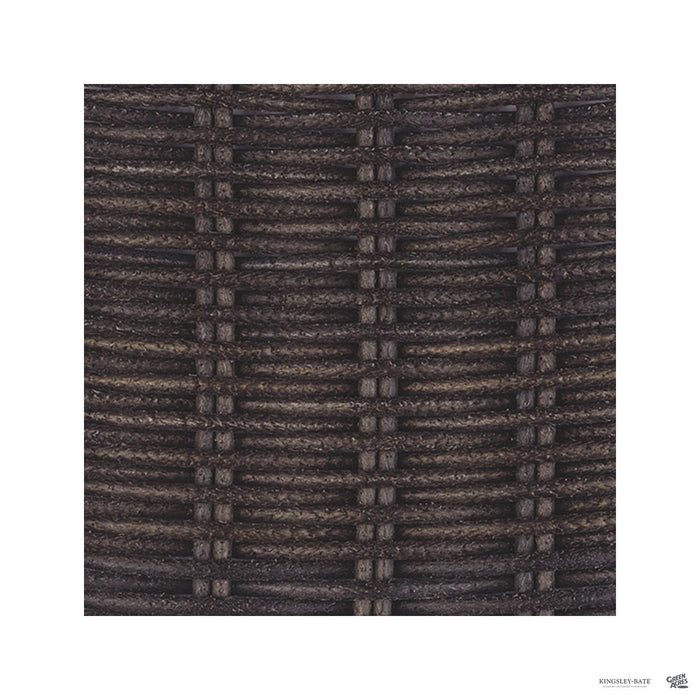 Kingsley Bate Frances Bar Stool Charcoal Wicker Color Swatch