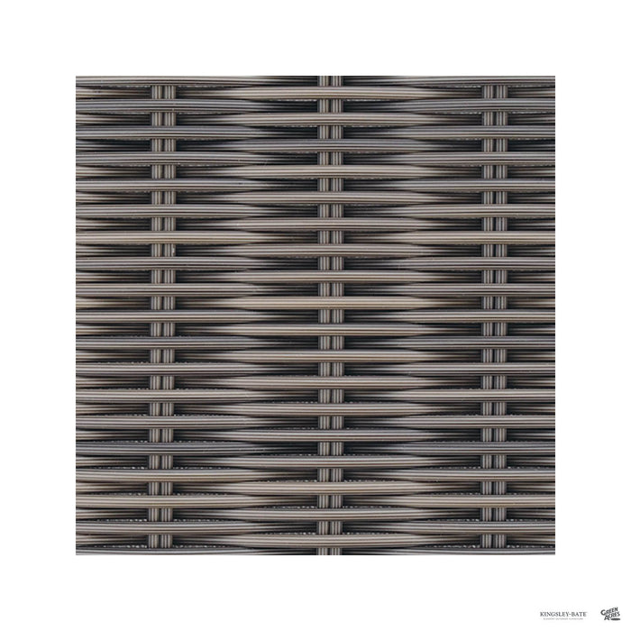 Kingsley Bate Frances Bar Stool Cobblestone Wicker Color Swatch