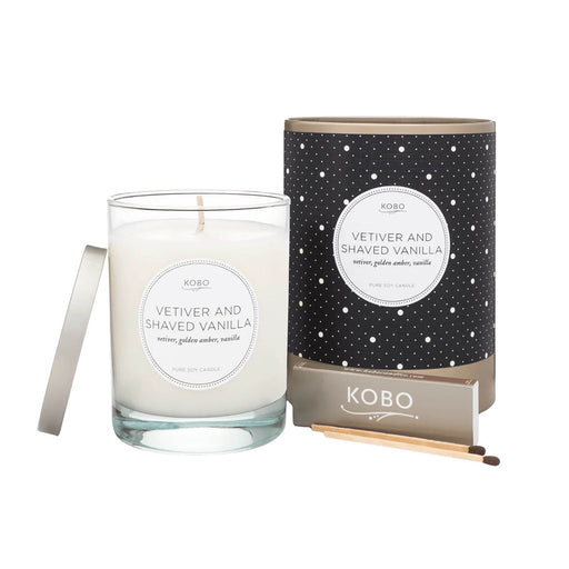 Vetiver and Shaved Vanilla Pure Soy Candle