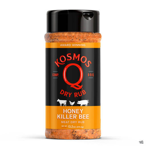 Kosmos Q Honey Killer Bee BBQ Rub 13.2 ounce