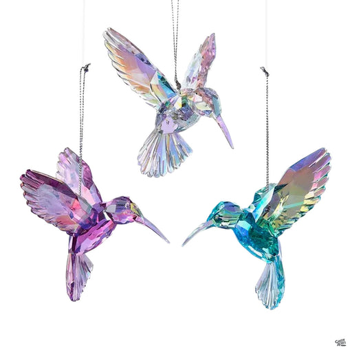 Acrylic Hummingbird Ornaments