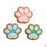 Claydough Dog Paw Cookie Ornaments