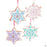 Claydough Snowflake Cookie Ornaments