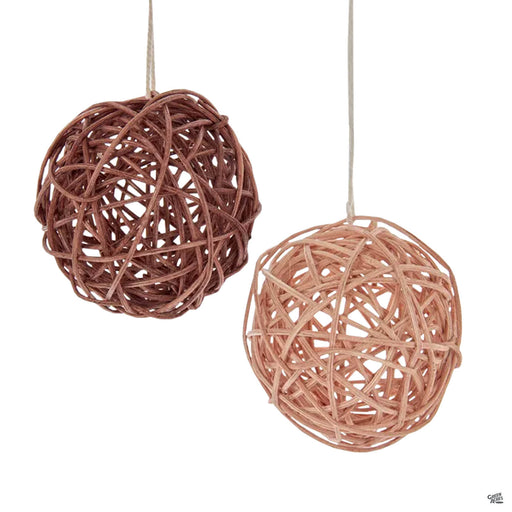 Decorative Twig Ball Ornaments