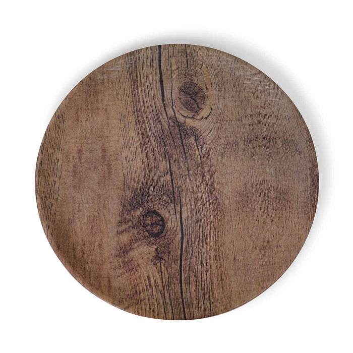 Wood Grain Plate 11 inch