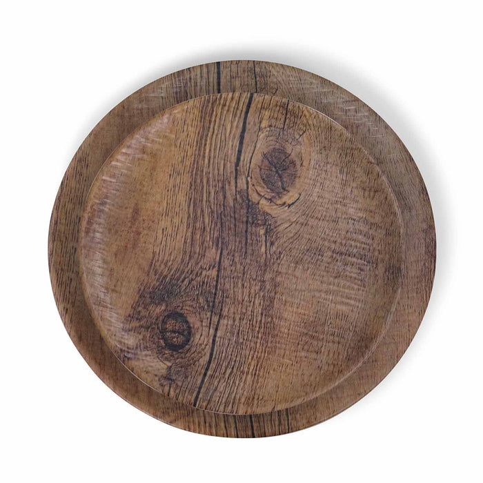 Wood Grain Plates