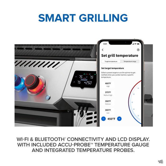 Napoleon Prestige 500 Connected RSIB Gas Grill Stainless Steel