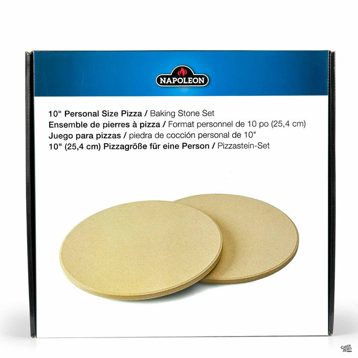 Napoleon 10 Inch Personal Size Pizza Baking Stone Set