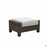 San Marino Deep Seating Ottoman in Ostrich with Roasted Pecan Frame