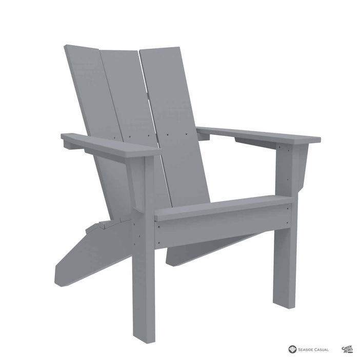 Coastline Monterey Adirondack Chair in Charcoal