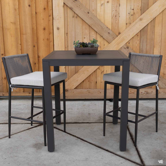 Sunset West Vegas Pub Table and Pietra Barstools
