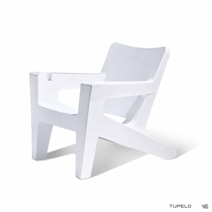 Bask Lounge Chair White