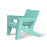 Bask Lounge Chair in Seafoam