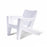 Bask Lounge Chair in White