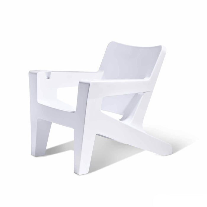 Bask Lounge Chair in White