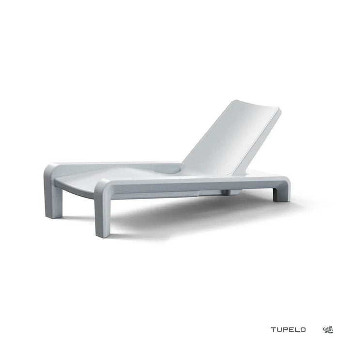 Deck Chaise Lounge Chair White