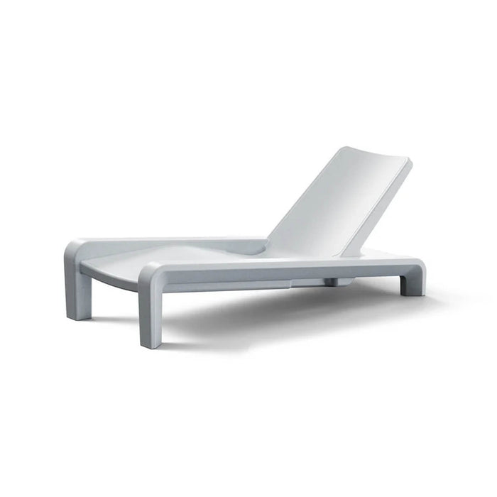 Deck Chaise Lounge Chair in Concrete