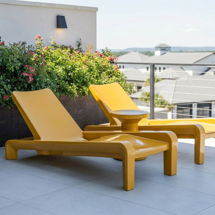 Deck Chaise Lounge Chair in Marigold