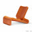 Line Lounge Chair in Orange