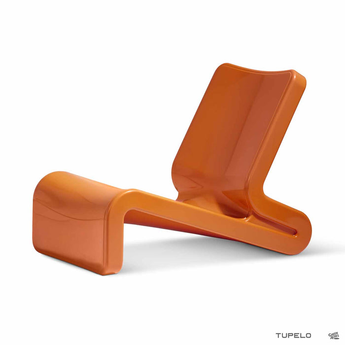 Line Lounge Chair in Orange