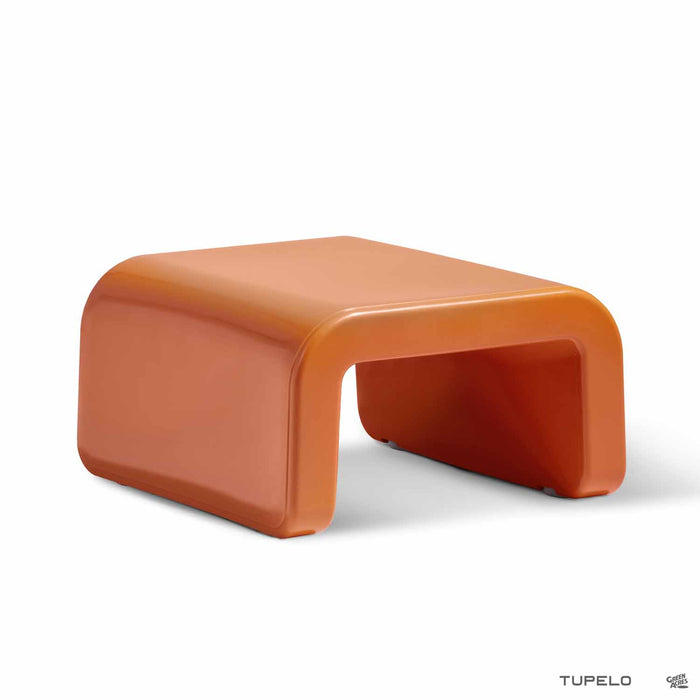 Line Ottoman in Orange