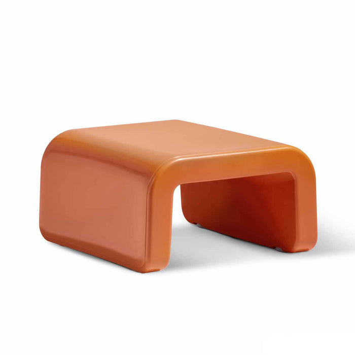 Line Ottoman in Orange