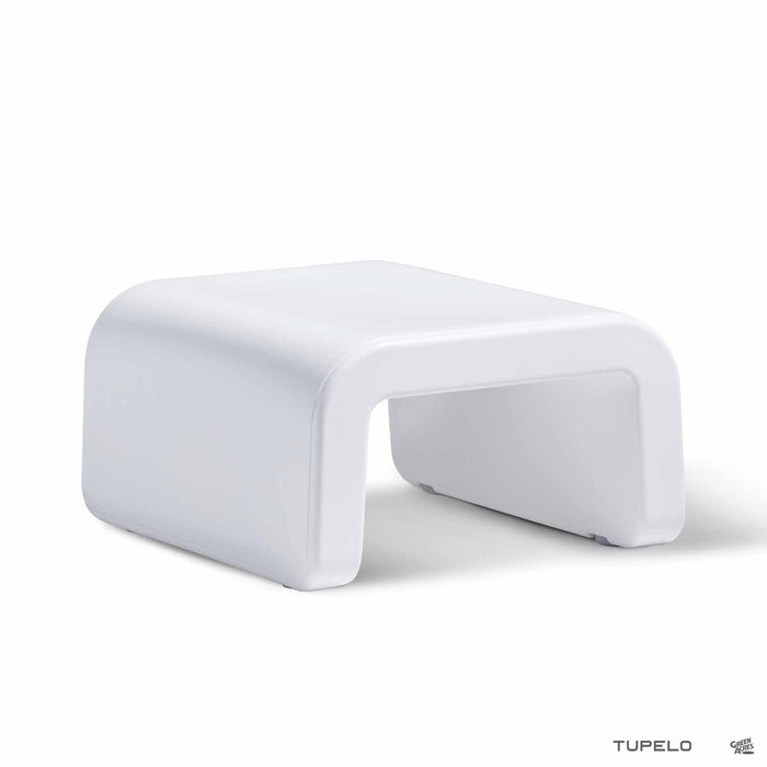 Line Ottoman in White