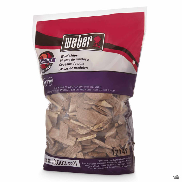 Weber Mesquite Wood Chips - 192 cubic inch bag