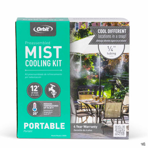 Orbit Portable Mist Cooling Kit 12 foot - Quarter Inch Tubing