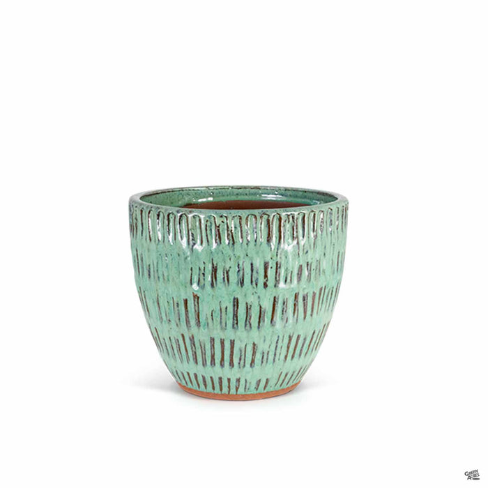 Willow Planter Light Green 8.5 inch by 7.5 inch