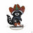 Cowboy Raccoon Metal Yard Art