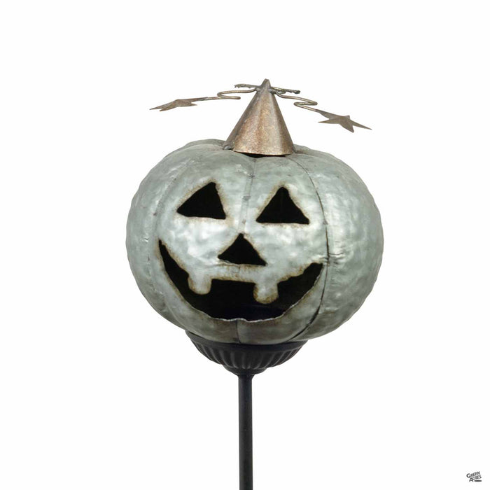 Metal Jack O'Lantern Garden Stake