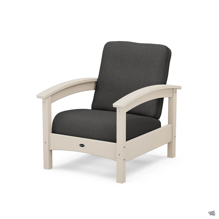 Rockport Lounge Chair with Sand Castle Frame and Spectrum Carbon Fabric