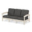 Rockport Sofa with Sand Castle Frame and Spectrum Carbon Fabric