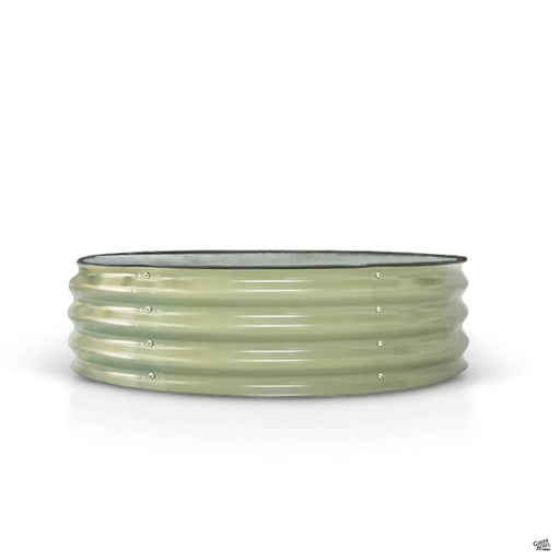 Vego Round Raised Bed Olive Green 48 inch diameter by 11 inch tall