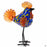 ApricotMint glass rooster blue