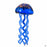 Jelly Fish Wind Chime Blue and Gold