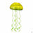 Jelly Fish Wind Chime Yellow and Green