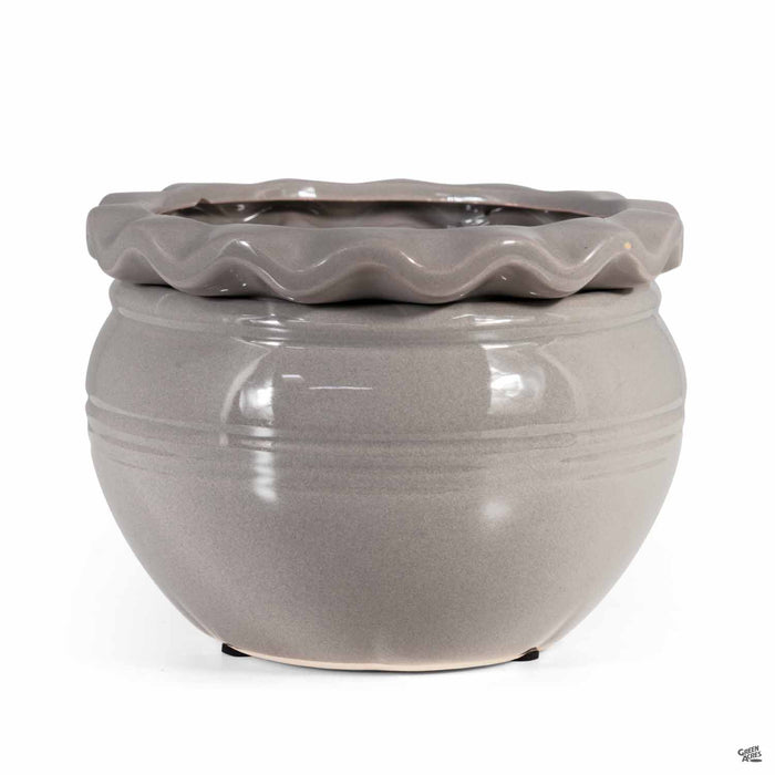 self watering rim planter Pie Rim Self-Watering Pot — Green Acres Nursery & Supply