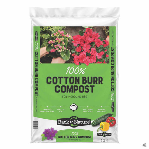 Back to Nature 100 Percent Cotton Burr Compost