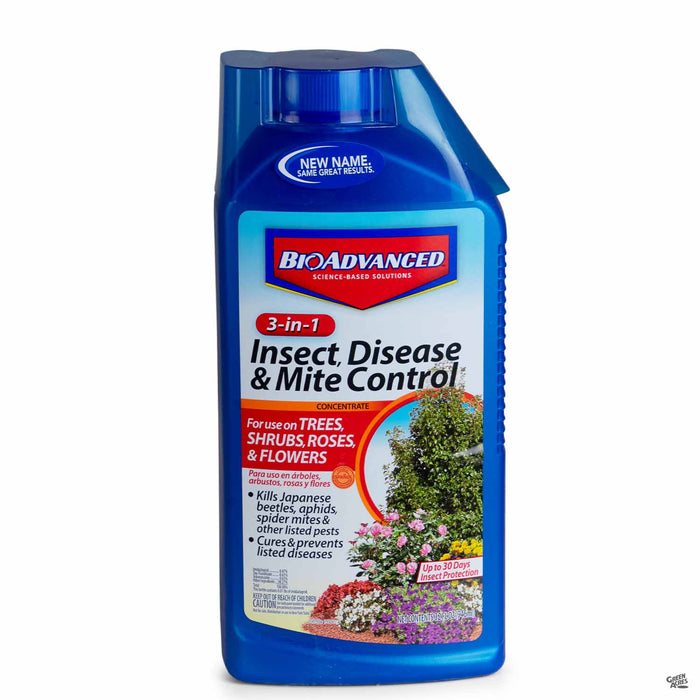 BioAdvanced 3-in-1 Insect, Disease and Mite Control 32 ounce concentrate