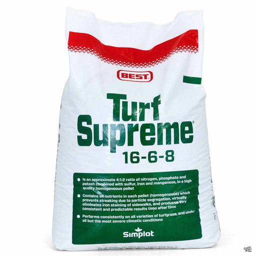 Best Turf Supreme 16-6-8 in a 50 pound bag