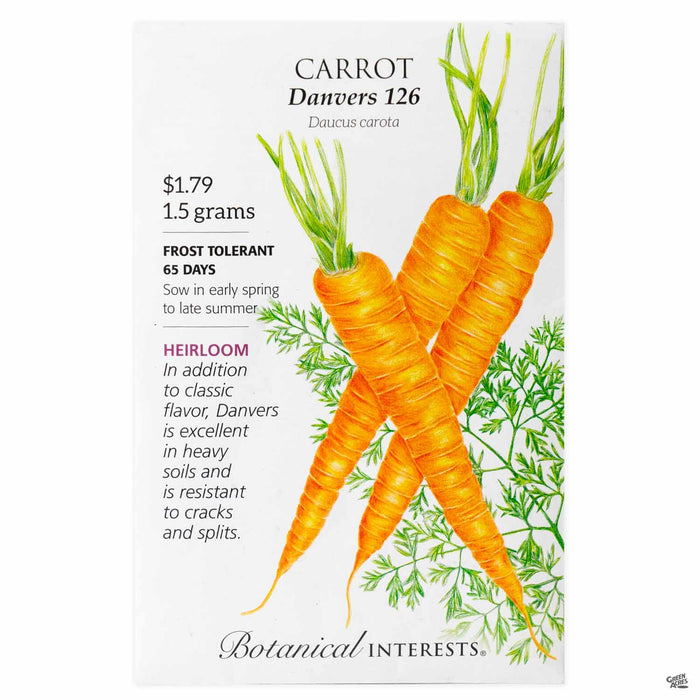 Botanical Interests Seeds Carrot Danvers 126