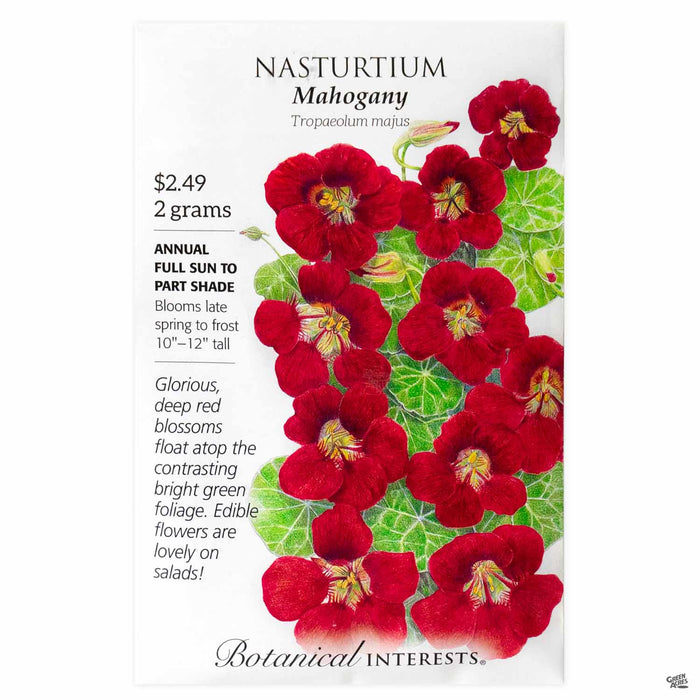 Botanical Interests Colección de semillas de flores comestibles - 10  paquetes con caja de colores reciclable