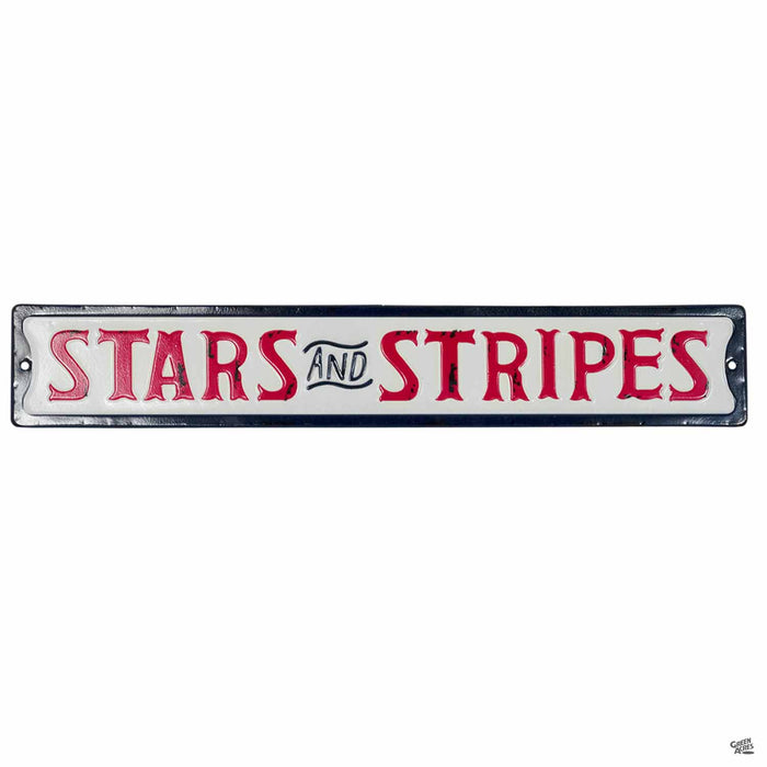 Americana Metal Sign Assorted: Stars and Stripes