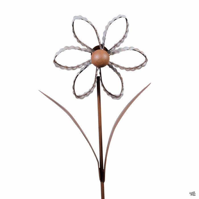 Rustic Galvanized Flower Garden Stake