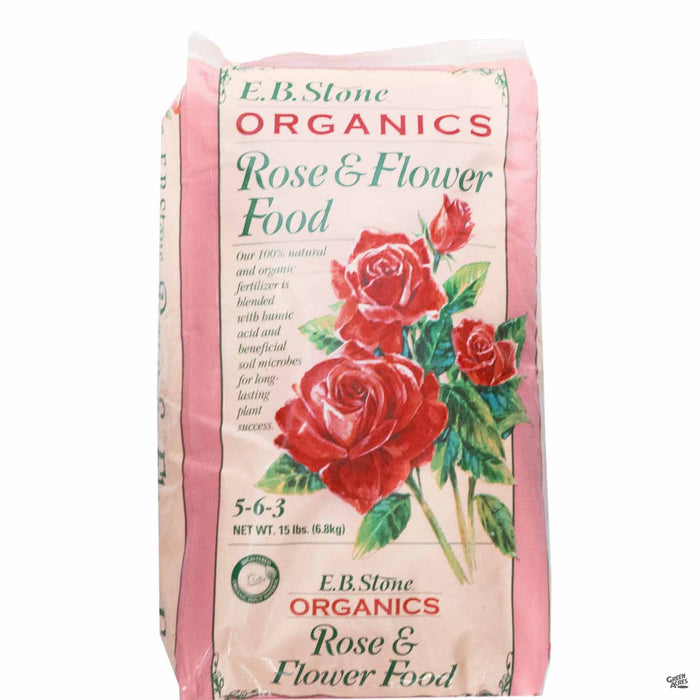 rose plant organic fertilizer E.B. Stone Organics™ Rose & Flower Food — Green Acres Nursery & Supply